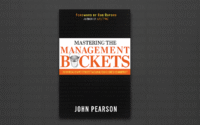 Review of Mastering the Management Buckets by John Pearson. Photo by Jeff McLain with ChatGPT.