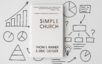 Simple Church by Thom S. Rainer & Eric Geiger. Photo by Jeff McLain with ChatGPT.