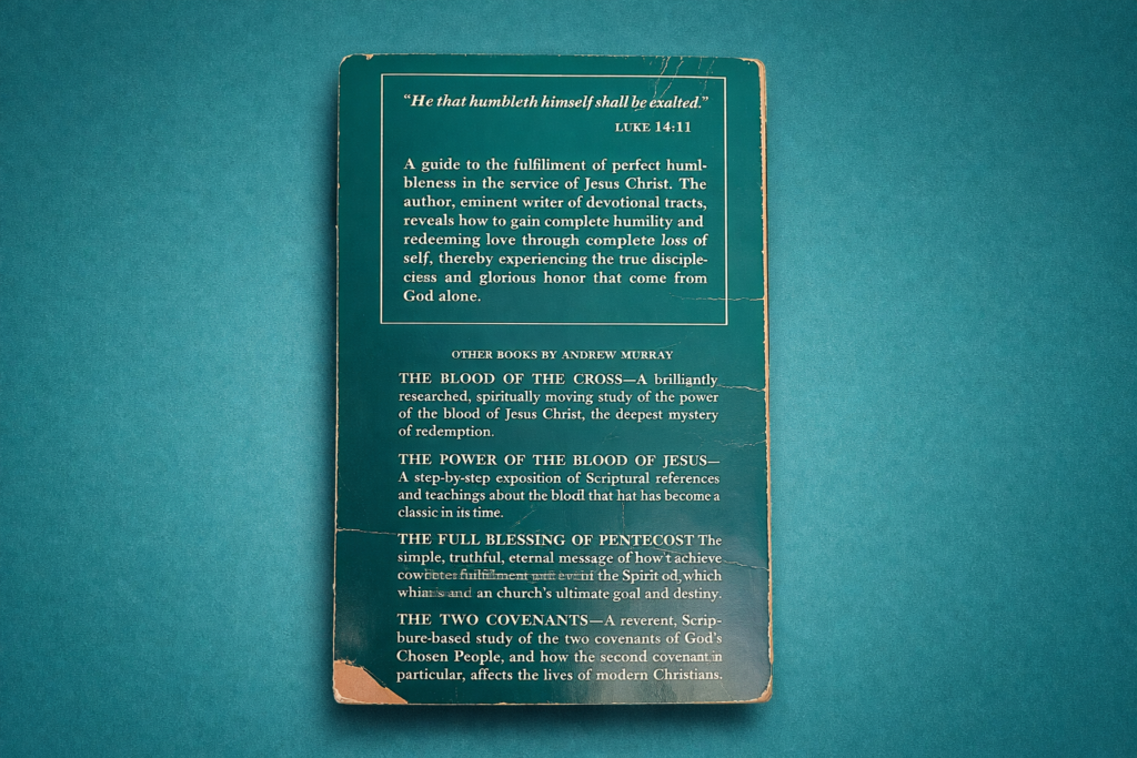 Book Review: In Humility: The Beauty of Holiness by Andrew Murray.